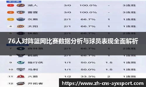 76人对阵篮网比赛数据分析与球员表现全面解析